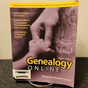🔥 Genealogy Online by Elizabeth Powell Crowe Ex Library Copy